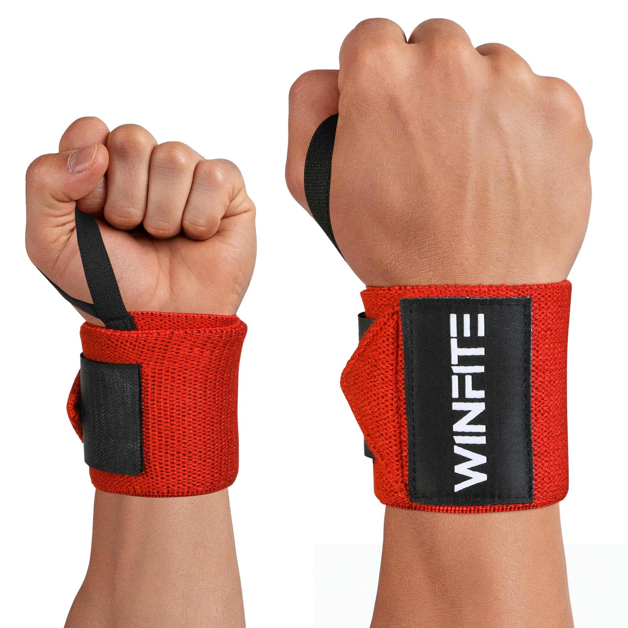 WINFITE® Weight Lifting Wrist Wraps – Adjustable Gym Wrist Support