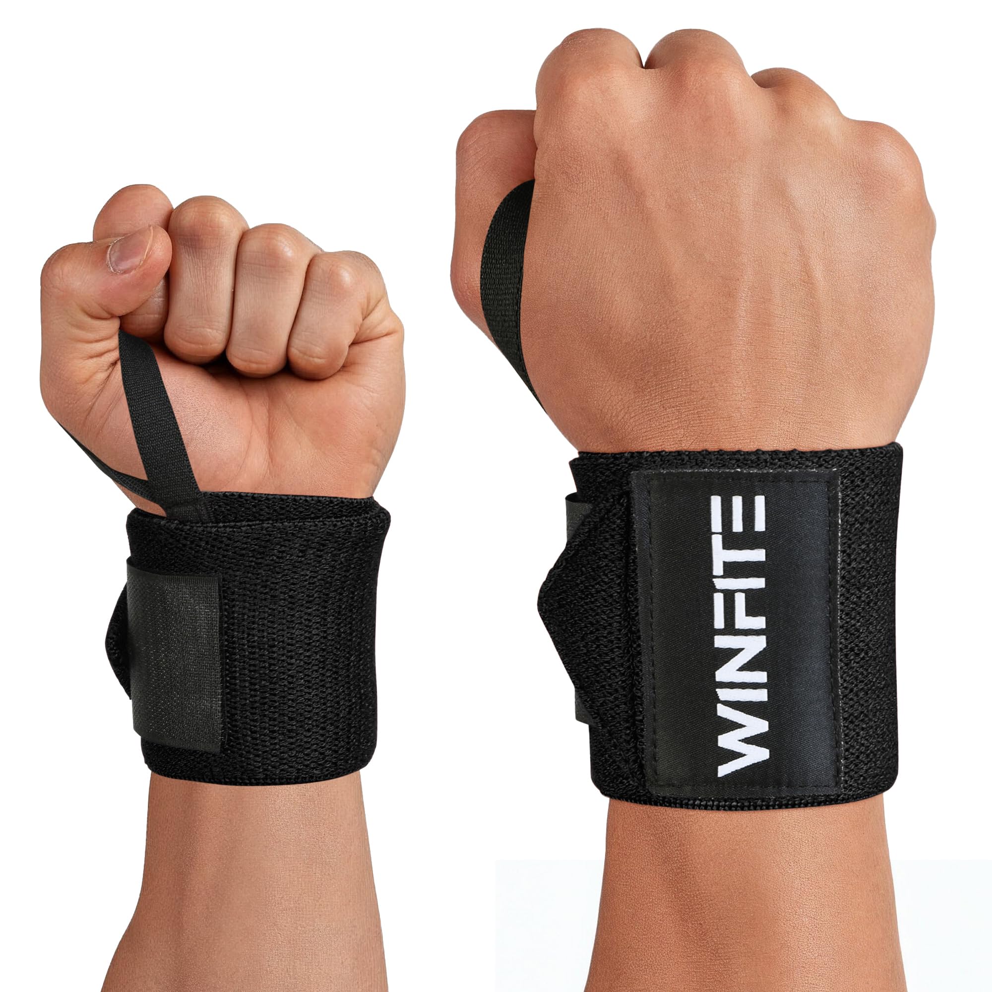 WINFITE® Weight Lifting Wrist Wraps – Adjustable Gym Wrist Support